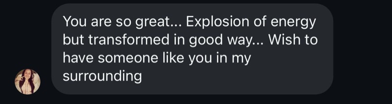Message about energy